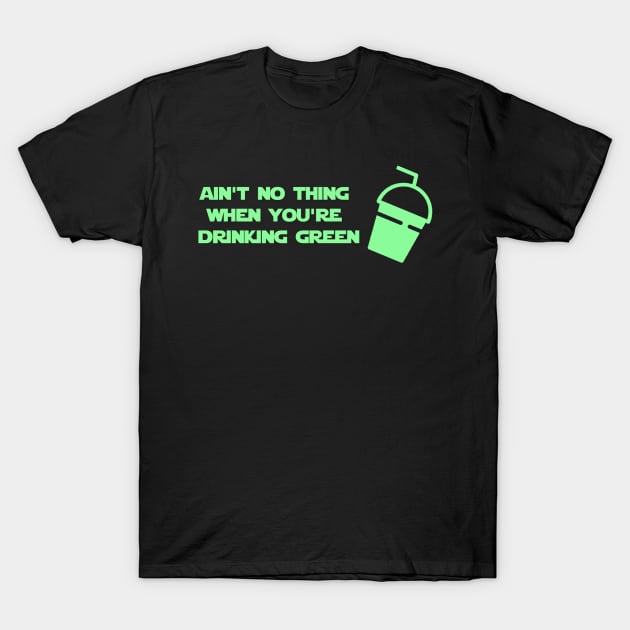 Edge of the Galaxy Green Milk T-Shirt by MickeysCloset